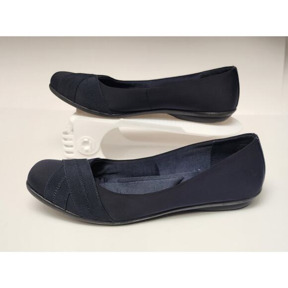 Mootsies Tootsies Modellie Casual Navy Blue Textile Upper Flat Shoes Size 8M - Picture 2 of 14